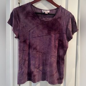 Carducci Purple Micropoly and Spandex Top Size Large